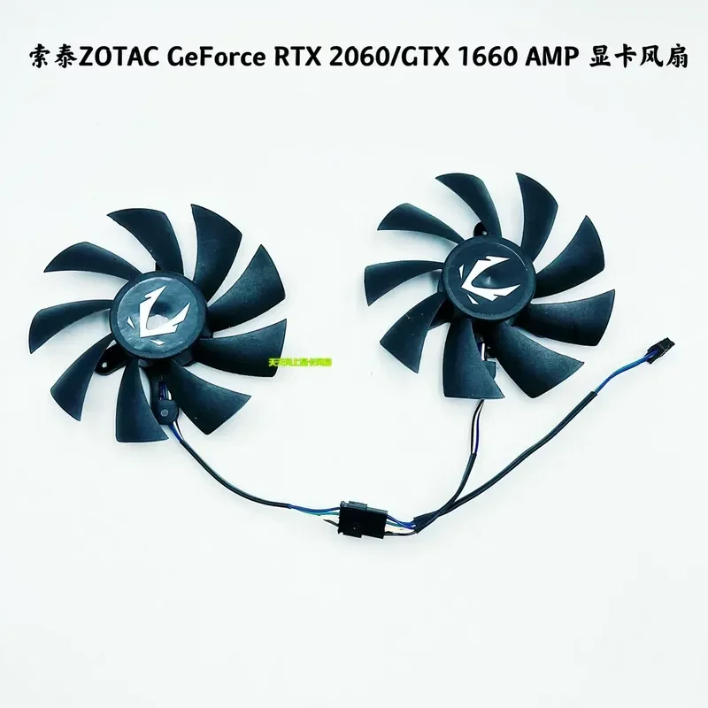 for ZOTAC GeForce RTX 2060 GTX 1660 AMP Graphics Card Mute Fan GA92A2H Cooling Replacement Part