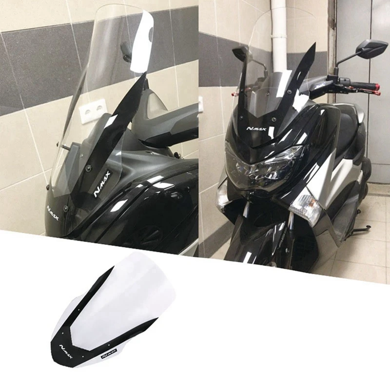 Motorcycle Windshield Deflector Shield Screen Accessories For Yamaha NMAX155 NMAX125 2016-2018