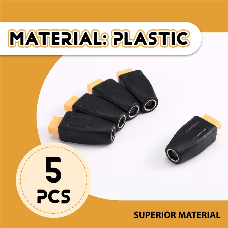 

XT60 Female To DC 7.4 X 0.6Mm Female XT60 To DC7406 Adapter Wireless Connector For Power Station Solar Generator FPV