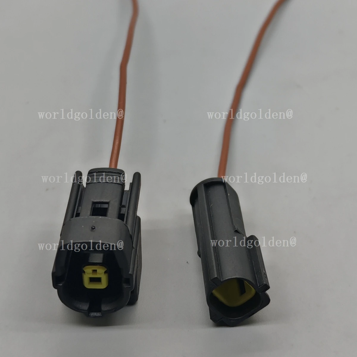 174879-2 1.8mm 1Pin Auto Electrical Connector for Universal Vehicle Knock Sensor Harness Replacement