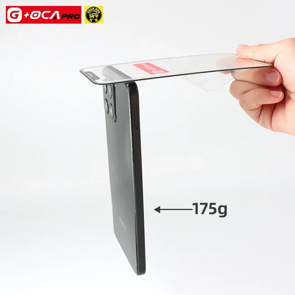 G+OCApro is suitable for X 11PRO 12PRO 13PRO 14PRO 15Pro 16Pro external screen glass cover with OCA