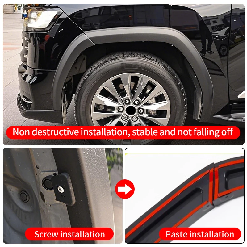 Per Toyota Land Cruiser 300 2022 2023 2024 2025 Lc300 Ruota Sopracciglio Ruota Flare Decorazione Esterna Accessori di Aggiornamento Body Kit