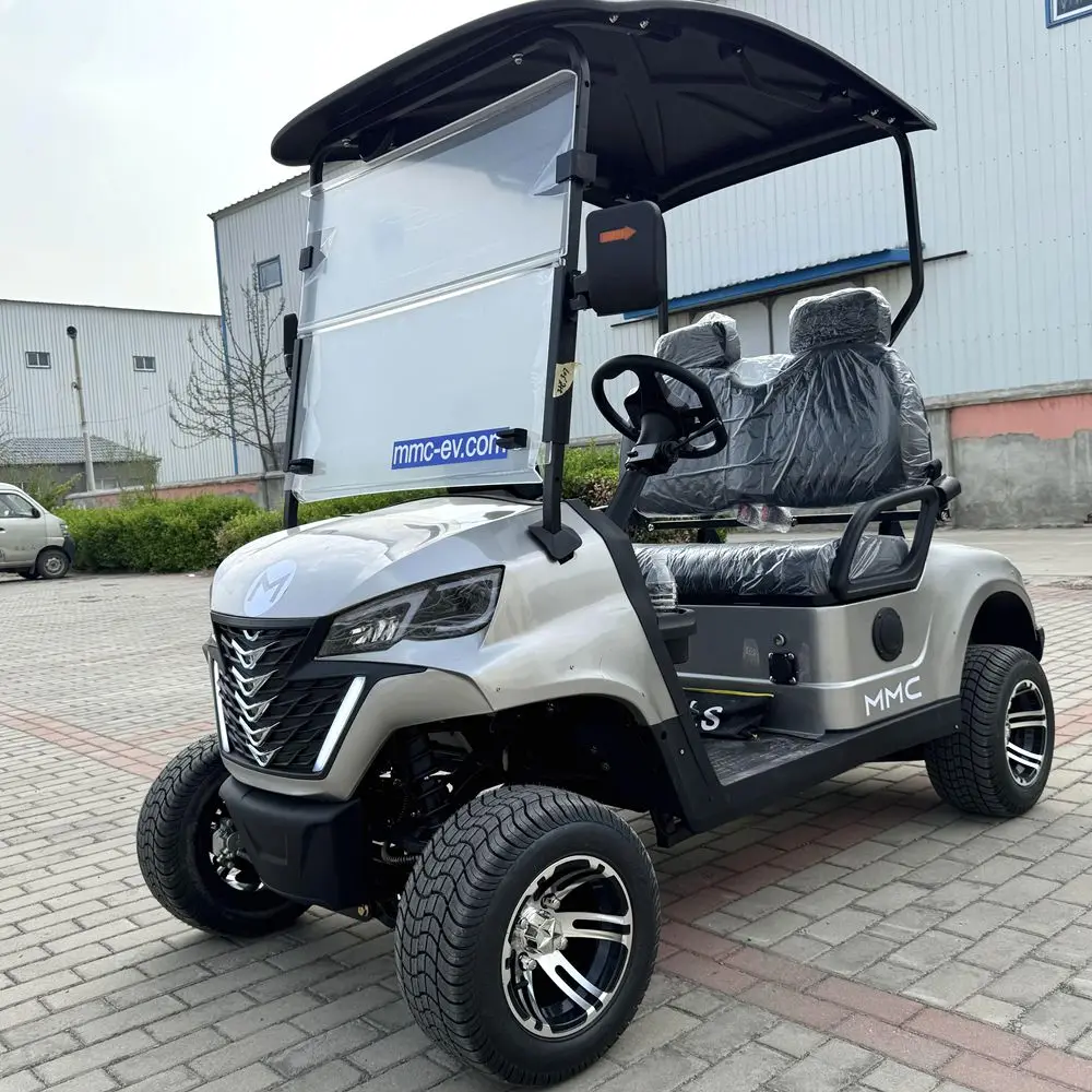 High End Electric Golf Carts Electric Mini Car 4 Passenger Trustworthy China Supplier Folding The Windshield Off Road Tire