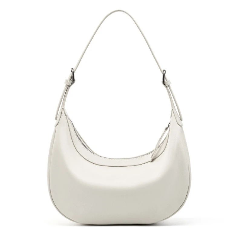

Fashion Luxury Design Genuine Leather Hobos Shoulder Bag Women Small Clutch Handbag Purse Female Underarm Bags Travel Totes