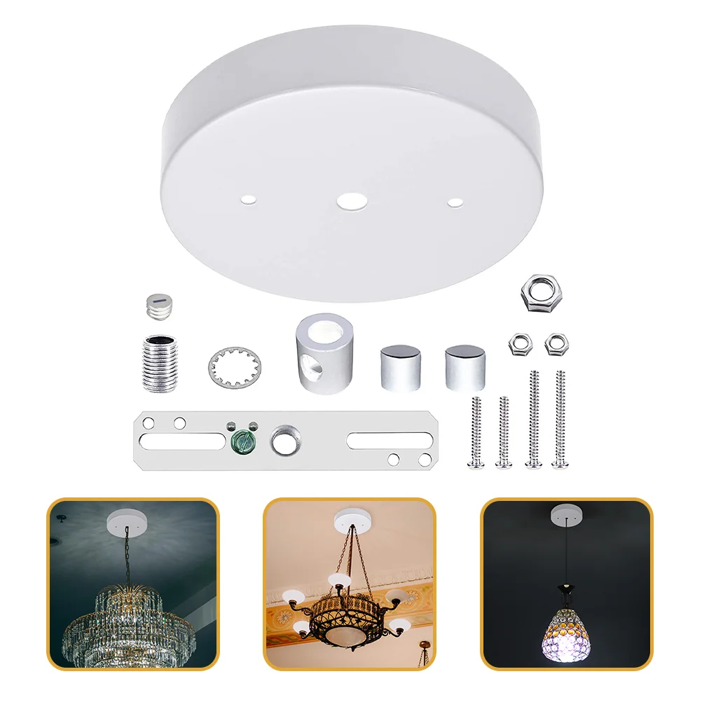 Lighting Accessories Chandelier Ceiling Plate Covers for Lights Hanging Lamp Pendant Kit Fans Metal Canopy