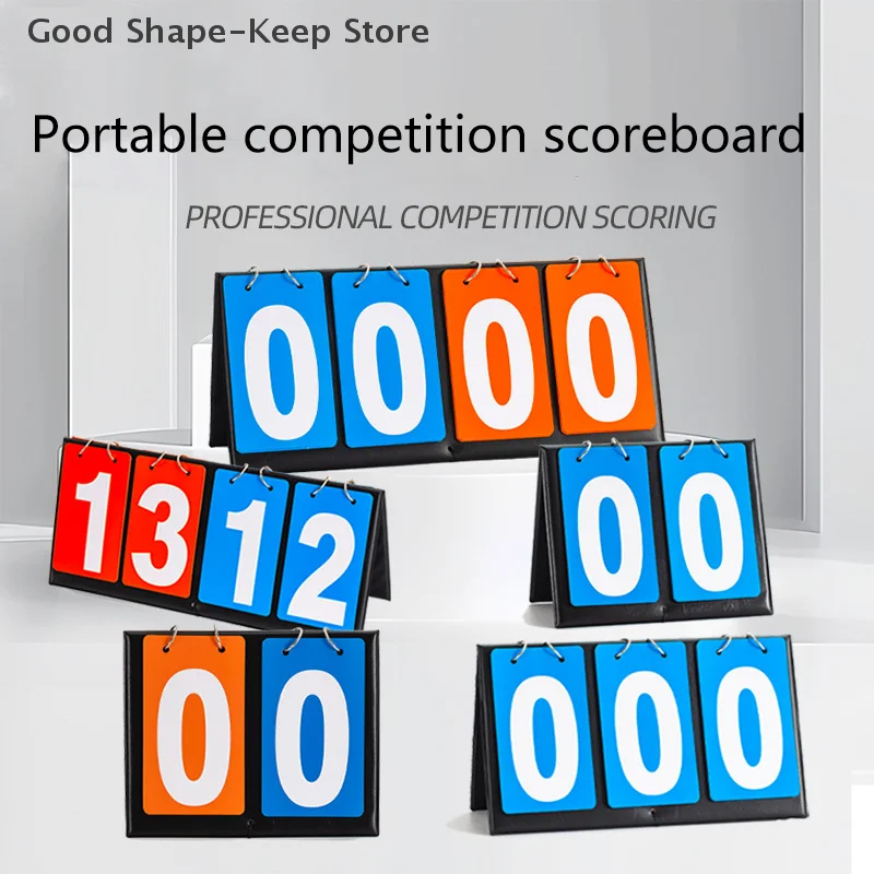 1 قطعة بطاقات مقلوبة لوحة النتائج منضدية النتيجة حارس المحمولة كرة السلة النتيجة عداد لصفحة تحول لعبة الكرة لوحة النتائج