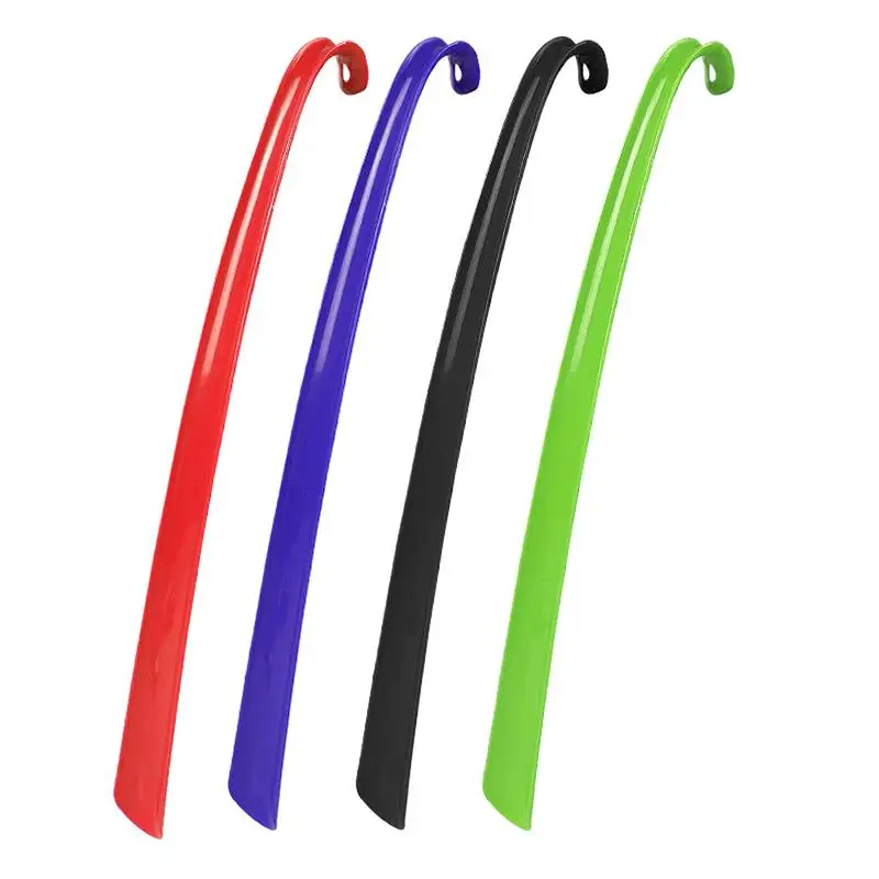 البلاستيك اضافية طويلة لبيسة الحذاء فندق المنزلية ارتداء الأحذية الأحذية رافع كسول لا ينحني رسم الحذاء المساعد لبيسة الحذاء #5