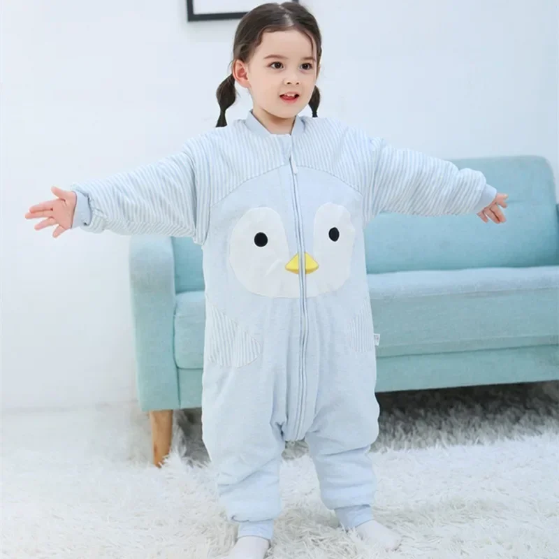 2.5/3.5 TOG Baby Sleep Bag with Leg  Thick Warm Removable Long Sleeve Sleep Sack for Toddler Boy Girl Clothes Bedding Blanket