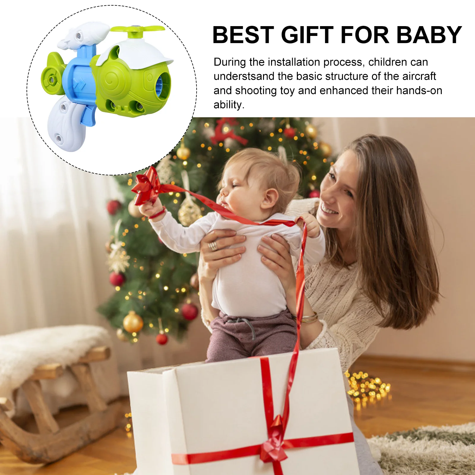 

1Set Dinosaur Gun Take Apart Airplane DIY Assemble Educational Shoot Game Enhance Hands-on Ability Take Apart Airplane