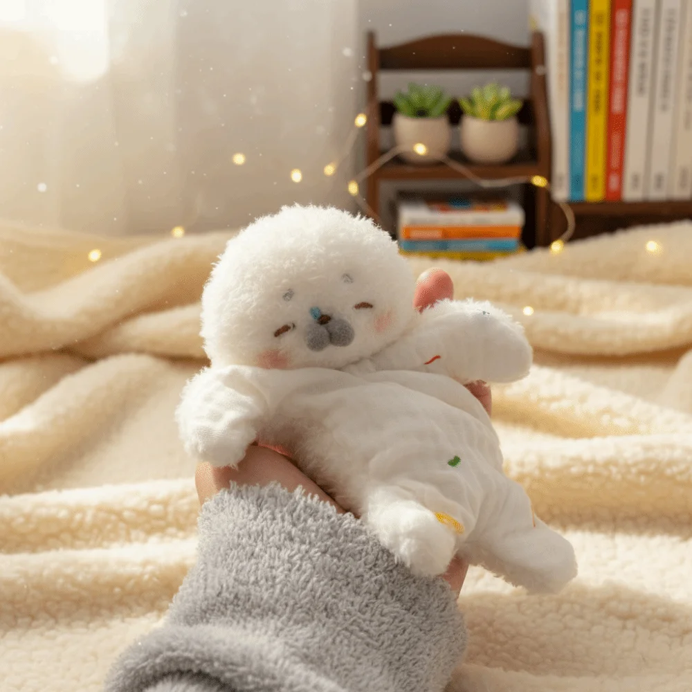 Soothe Cute Seal Hanging Rope Dolls Funny Sensory Hanging Rope Stress Relief Dolls Bean Bag Seal Bean Bag Gift