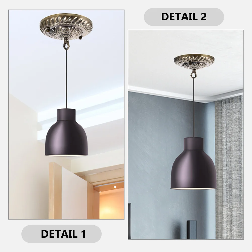 

2 шт. винтажный потолочный светильник, навес, декоративная металлическая люстра, крючки для тарелок, домашний декор, потолочный светильник, навес