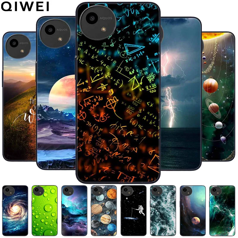 Phone Cases For SharpAquos Wish 4 Case Animals Painted Soft Silicon Protective Cover for Sharp Aquos Wish4 Cartoon TPU Shell 6.6