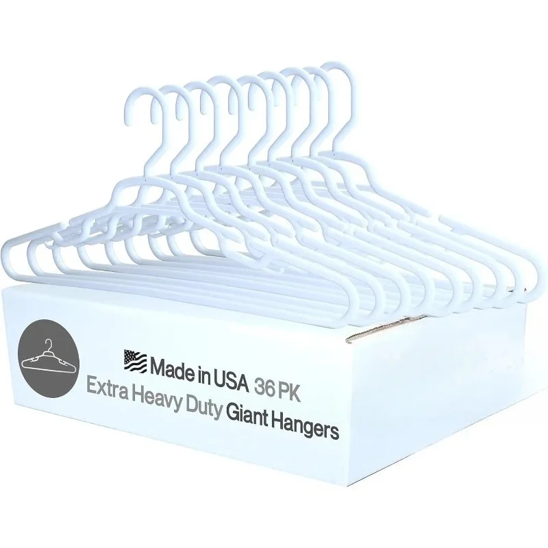 

Пластиковые вешалки XL 19 дюймов, гигантская сверхмощная вешалка, вешалка XL, 36