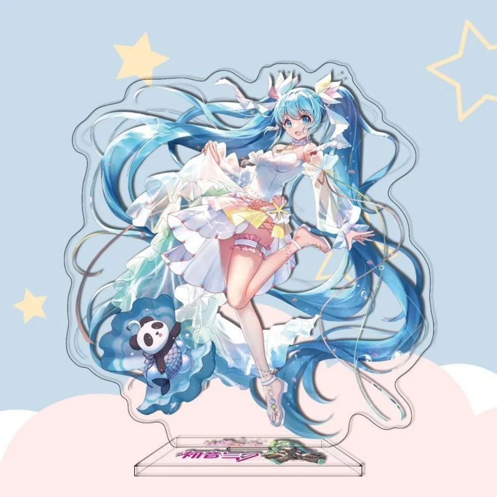 Nieuwe Hatsune Miku Acryl Stand Figuur Hatsune Miku Project Diva Anime Perifere Leuke Cartoon Desktop Originaliteit Ornament Gift