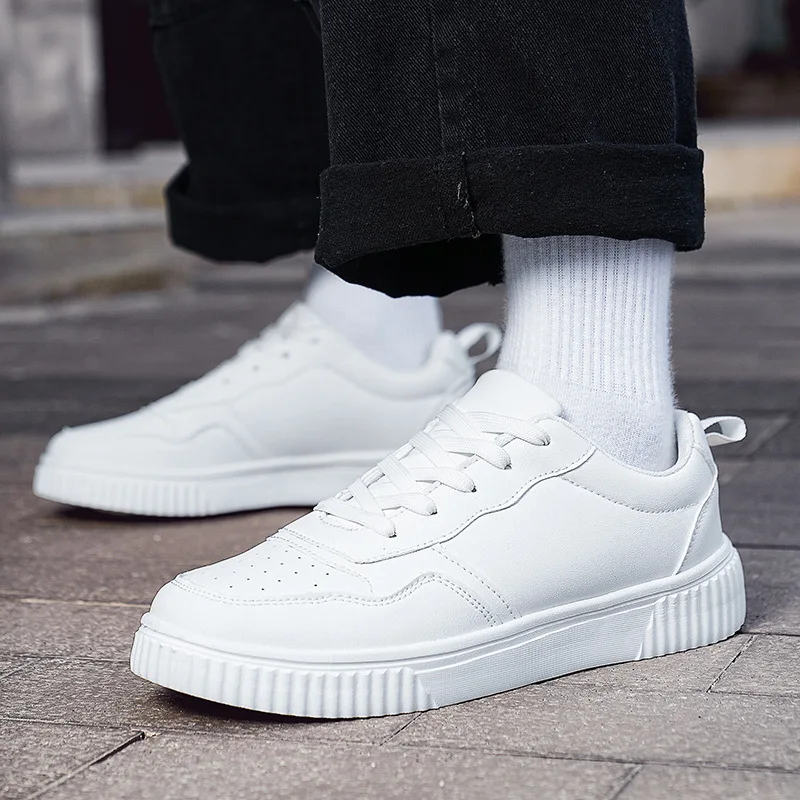 

Обувь для скейтбординга для мужчин и женщин, повседневная дышащая спортивная обувь белого цвета, кроссовки, мужская обувь, брендовая обувь на плоской подошве для отдыха для мужчин