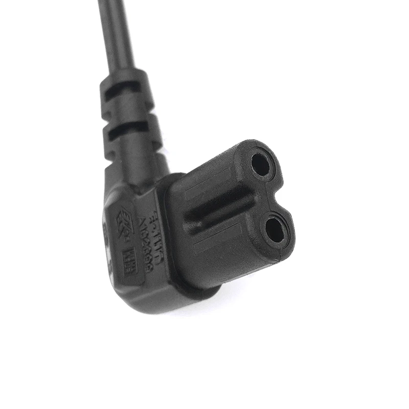 0.6M 90 Degree Angle AC Power Cord for Samsung Philips Sony LED TV EU Schuko CEE7/16 to IEC C7 Power Lead Adapter Cable VDE Cord