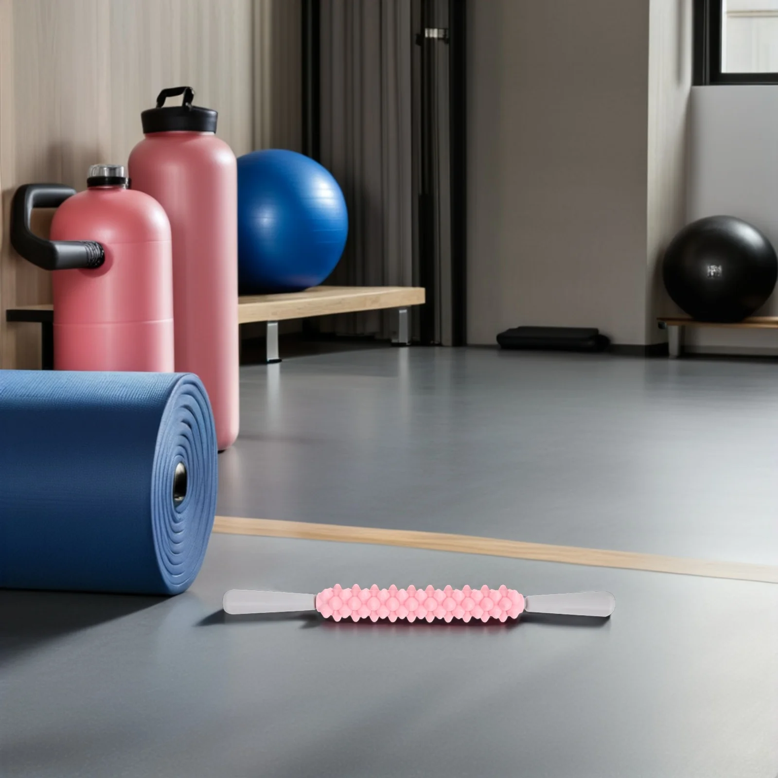 

Yoga Massage Stick Compact Fascia Roller Deep Tissue Massager for Trigger Points Muscle Recovery Back Legs Arms