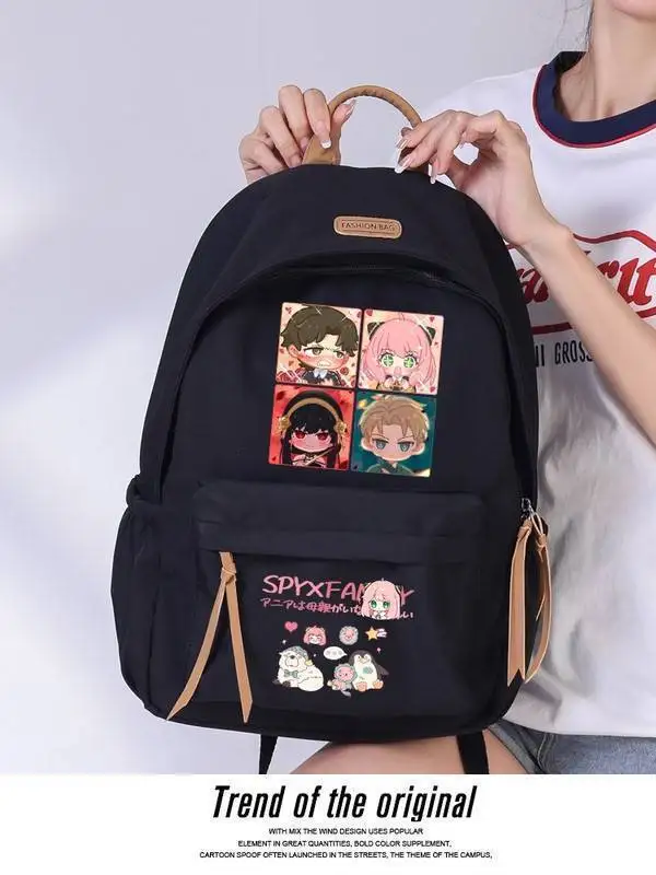Spy X Family Anime Merchandise Girls, Large Capacity Cute Aniya Backpack For Primary And Middle School Students Anime