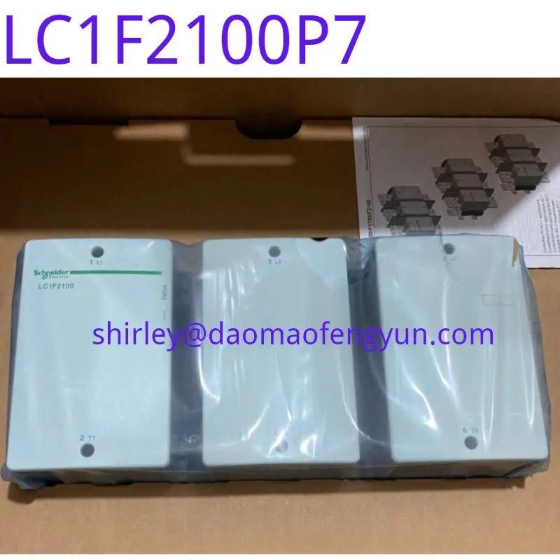 Brand New Original LC1F2100P7 original imported contactor, TeSys F series three pole contactor AC12100A, 230V, 50/60Hz