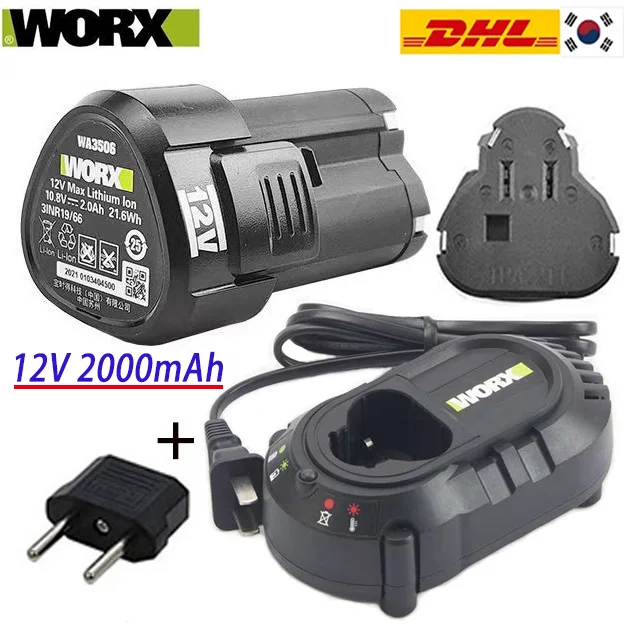 

100% оригинал 2,0/4,0 Ач для WORX Kress 12 В WA3506 WU127 WU128 WU130 WU131X WU132 WU280 WX128 WX540 Аккумулятор для электроинструмента