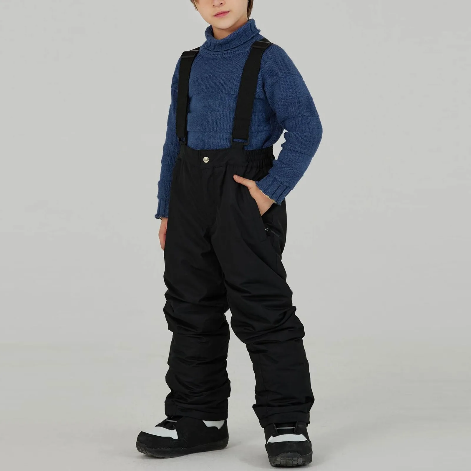 Waterproof Sport Girl Snow Pants Warm Boy Ski Trousers Winter Outdoor Children Overalls Windproof Mountain Kids Jumpsuit Clothes