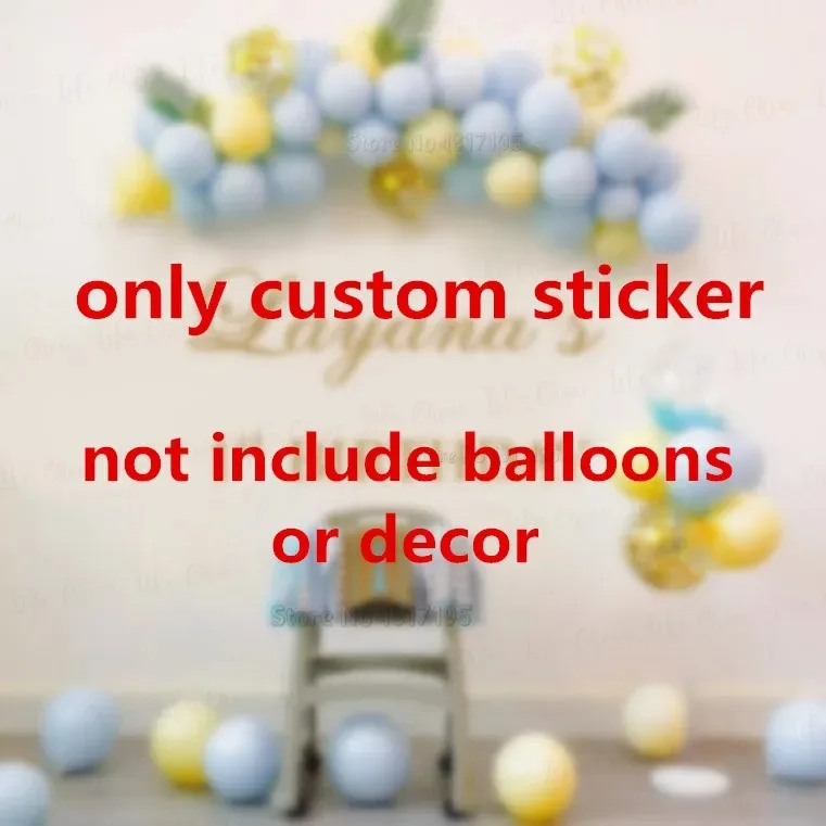 First Birthday Sign Decal 