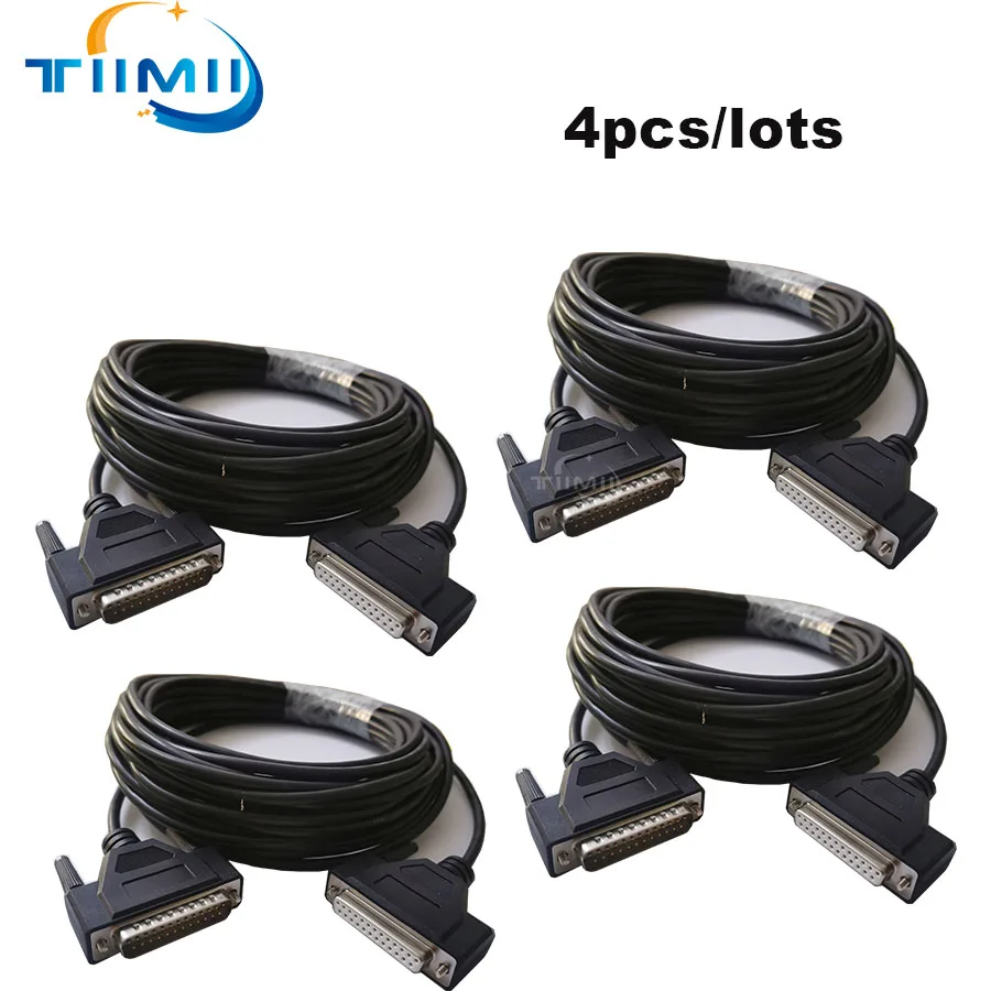 4pcs ILDA Cable for Laser Show Pangolin Quickshow and ishow laser software connection Cable adapter RJ45 To DB25 Converter ILDA