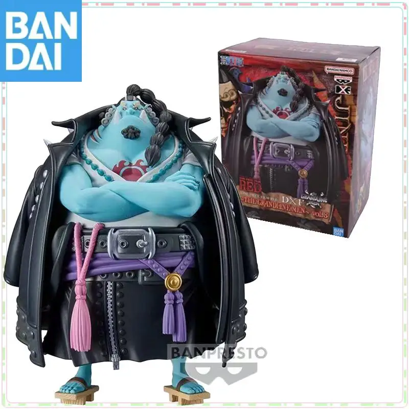 

Bandai Namco One Piece Film Red DXF The Grandline Men Vol.8 Jinbei In Stock PVC About 16Cm Figure Model Collector Figurine Toys