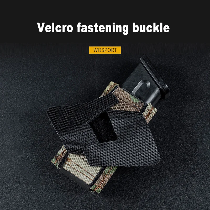 Tactical 9mm Magazine Pouch FAST Multi-Angle Single Mag Holster Bag for Glock 17 Beretta M9 Universal Hunting Airsoft Mag Case