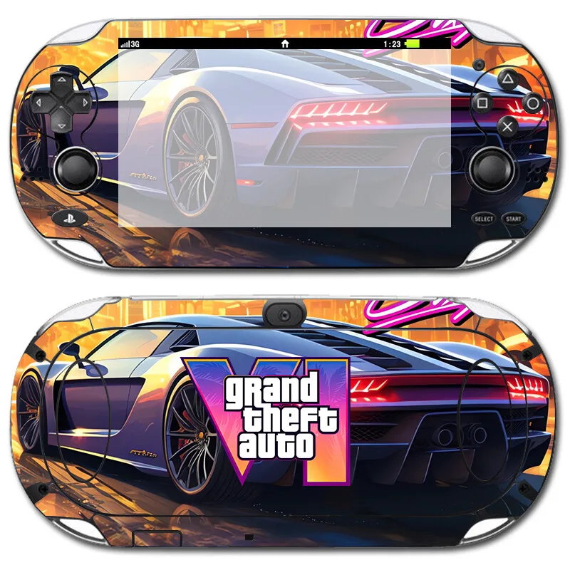 New Game  Vinyl Skin Sticker Protector For PSvita 1000 For PSv 1000 Decal Cover