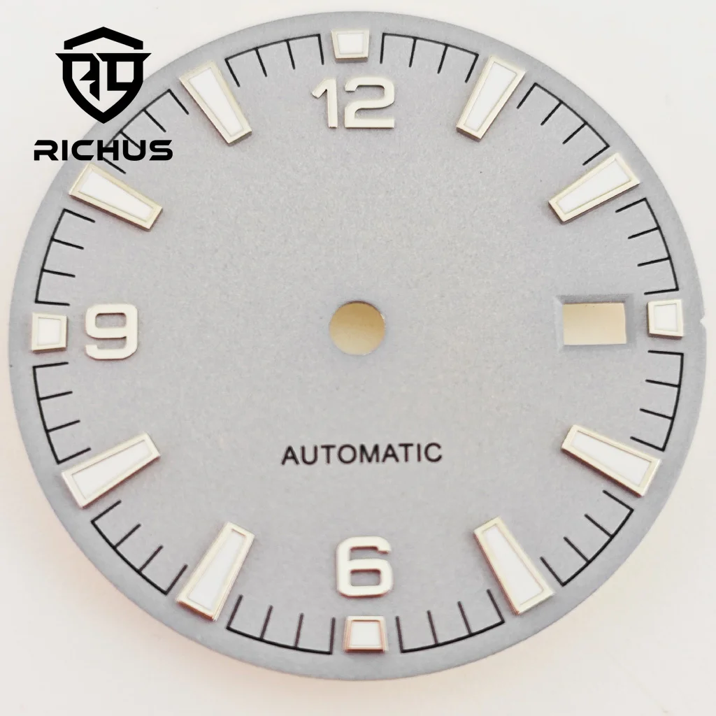 RICHUS NH35 Watch Dial 31mm Watch Dial Fit NH34 NH35 NH36 Movement Fit 3/3.8 O'clock Crown