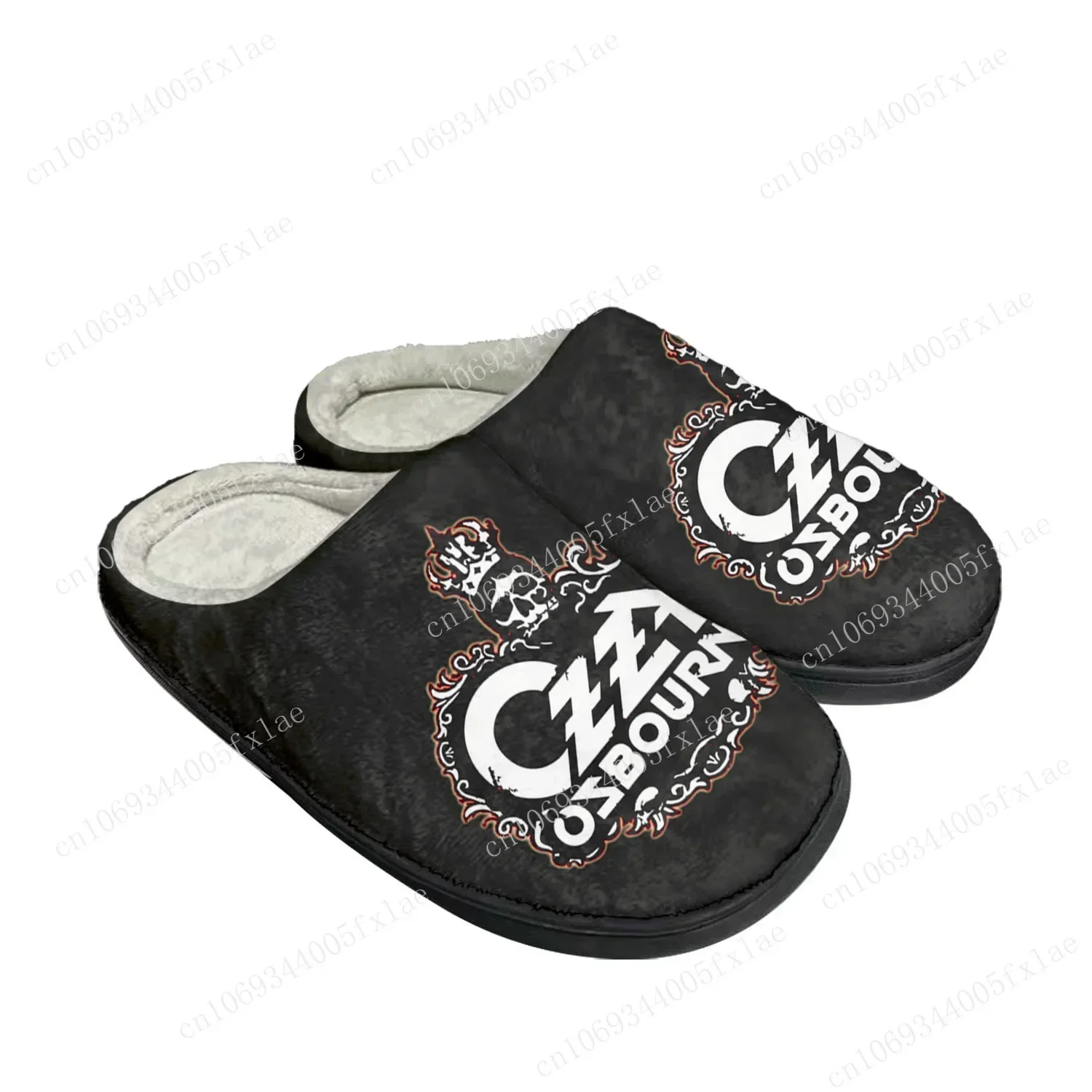 Ozzy Osbourne Metal Rock Singer Pop Home Cotton Custom Slippers Mens Womens Sandals Plush Bedroom Keep Warm Shoe Thermal Slipper