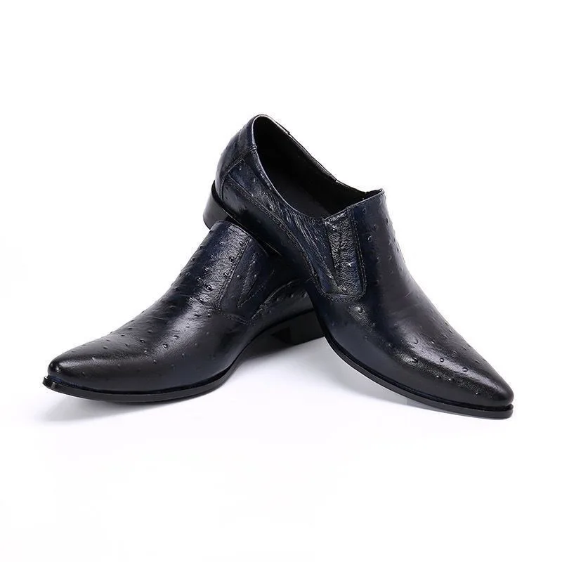 Sapato Oxford de couro genuíno masculino, clássico, confortável, negócio, casual, trabalho