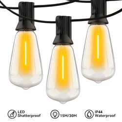 Shatterproof LED String Light, Iluminação ao ar livre do feriado, Fairy Light, Decoração maravilhosa, Jardim, Casamento, ST38, IP44