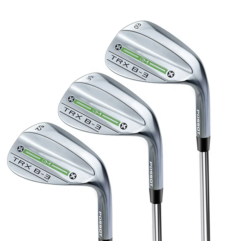 

Unisex Right Hand 52/56/60° Stainless Steel Wedge with Rubber Grip Golf Clubs for All Players