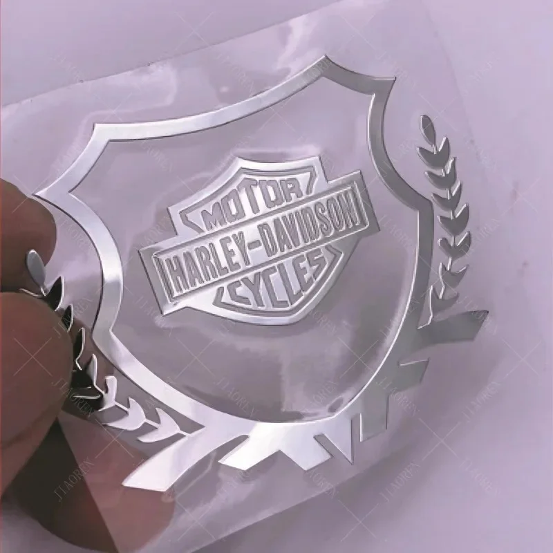 For Harley Davidson Sticker Logo Motorcycle Tank Helmet Emblem Decal Metal Sticker