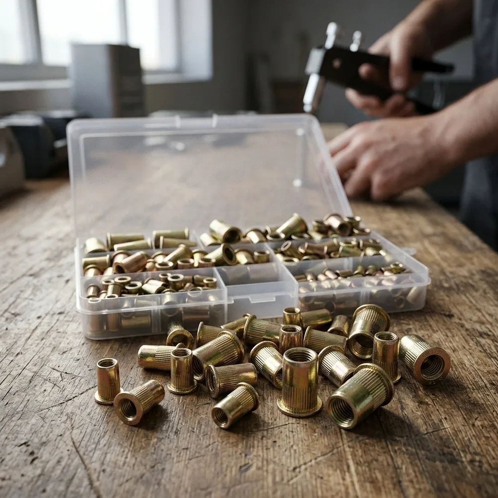 Brand New Practical Useful for durable High Rivet nut 150PCS Hand Insert for nutsert Riveting Threaded  Brand