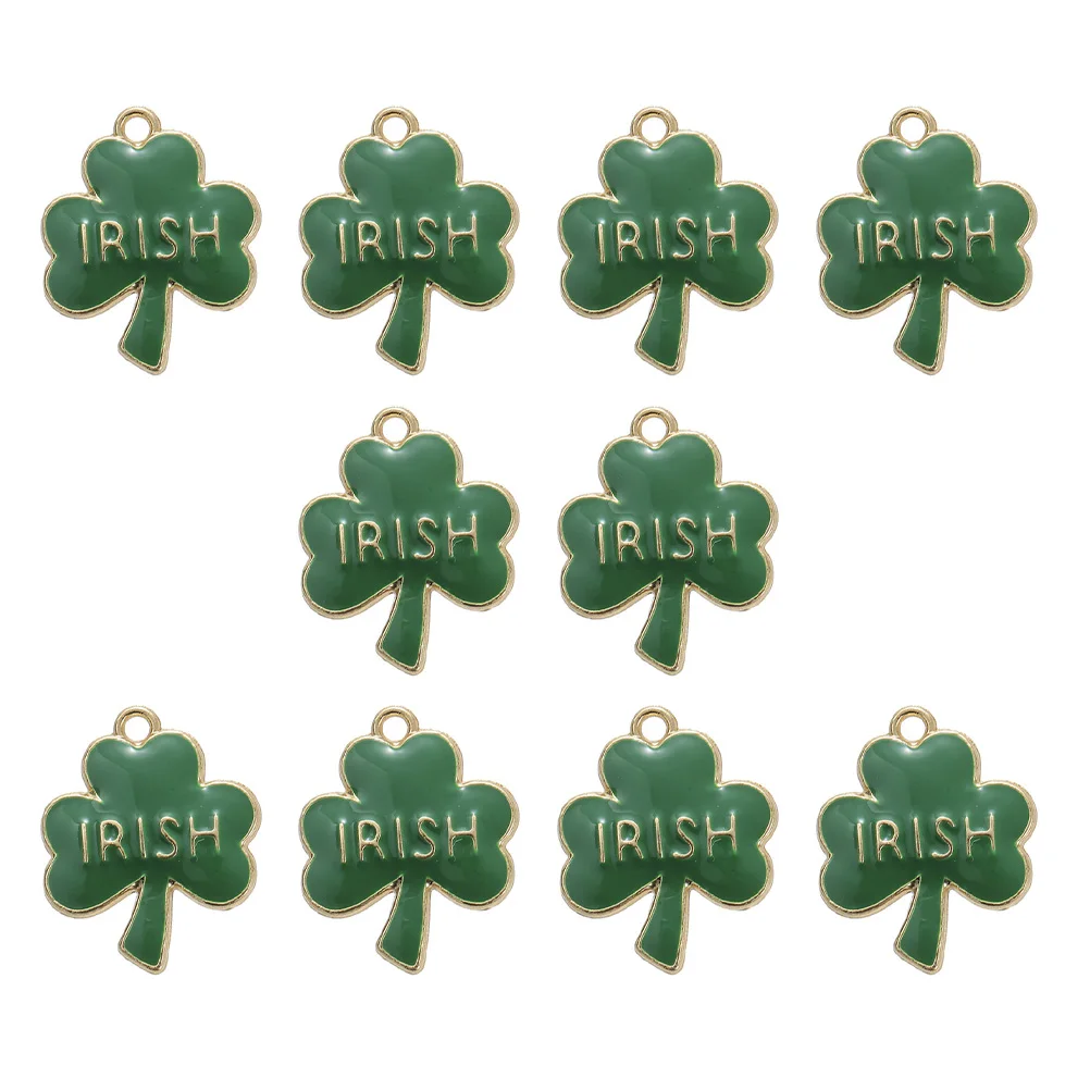 

10pcs Oil Drop Pendant Alloy Leaves Shaped Necklace Adorns Jewelry Accessories DIY Charms Alloy Leaves Shaped Charms Craft