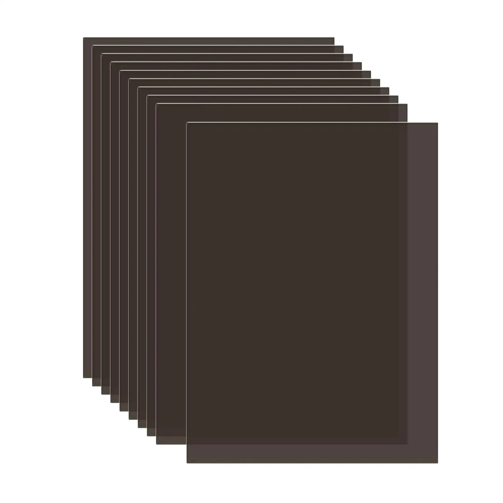 10 szt. Arkusze przezroczysty PVC materiał do szablonów dla zwierząt domowych lekki przezroczysty arkusz z PVC przeźroczysty prześcieradła do cięcia DIY szablon rzemiosła Cricut