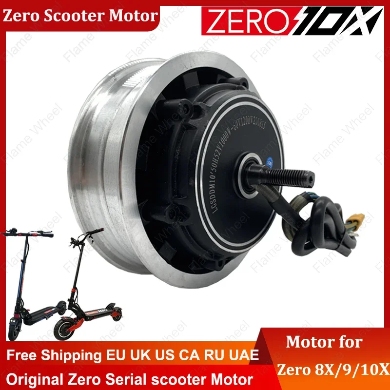 

Official Zero Accessories Zero 9 48V/52V Motor 52V 1000W Motor Accessories for Zero 9 / 10 Electric Scooter