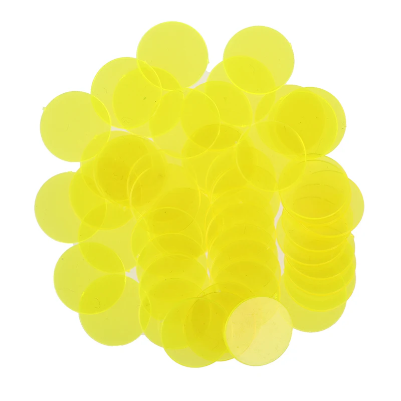 50PCS/Set Creative Gift Accessories Plastic Chips Bingo Markers Token Fun Family Club Game Toy, image 8
