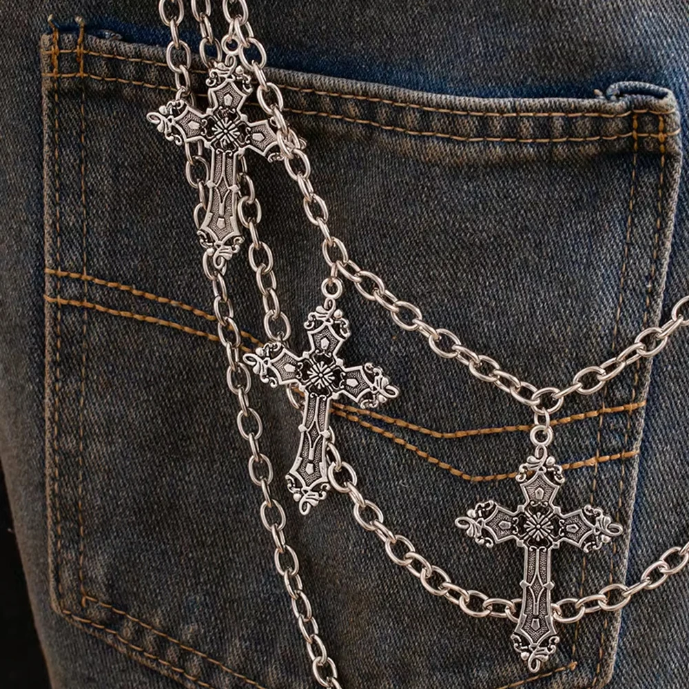 Women'S Jeans Accessories Chain - Fashion Punk Metal Pants Chain Hip