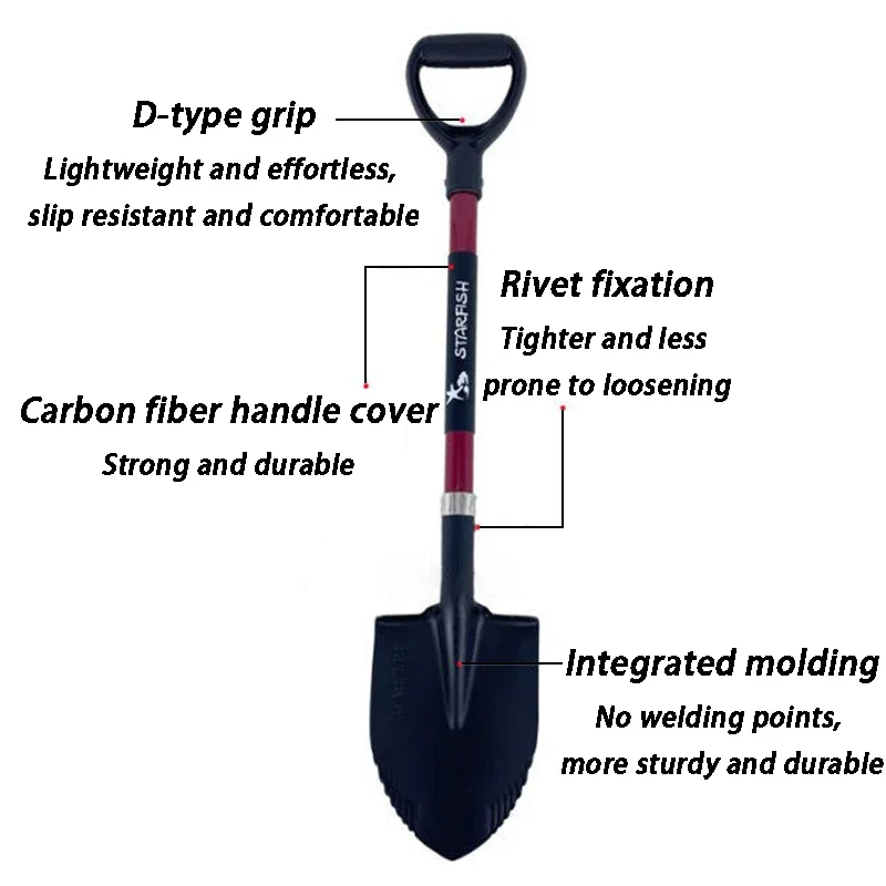 Garden Weeding Shovel Gardening Hand Spade Multifunctional Outdoor Camping Survival Tools Agricultural Farming Equipments