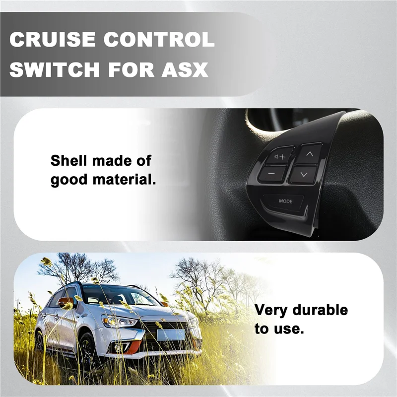 

Multifunction Steering Wheel Cruise Control Switch For Mitsubishi ASX Outlander XL 8701A087 8701A484 8602A008 8602A057-A54R
