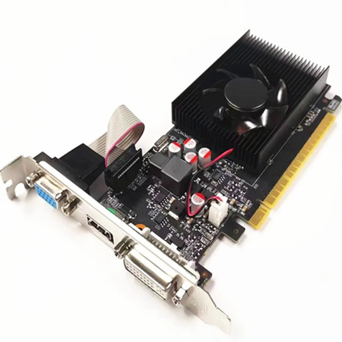 WHQT GT730 2GB karta graficzna GV-N730-2GI D3 64Bit GDDR3 karty graficzne GT 730 D3 Dvi używane karty VGA kompatybilne z HDMI