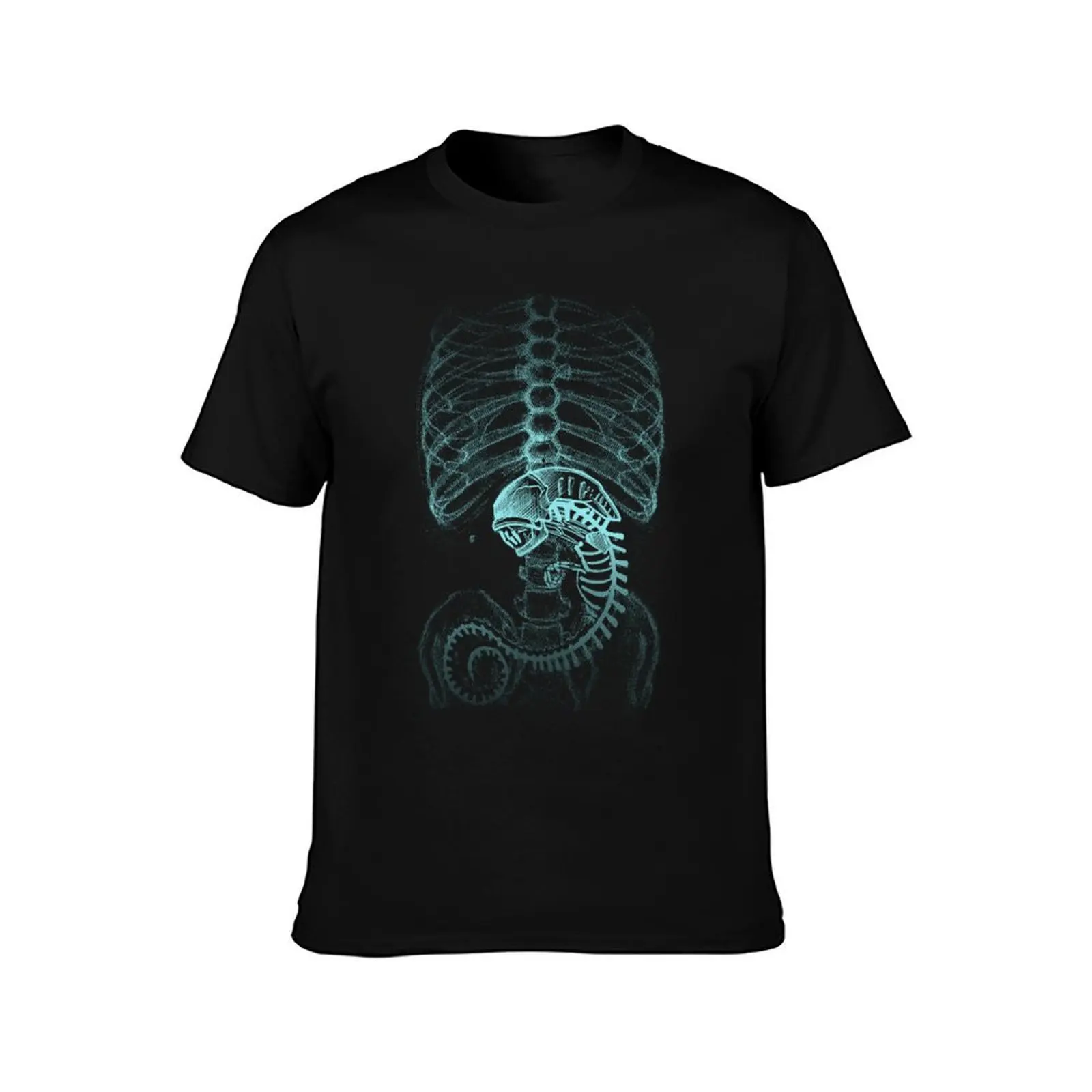 Alien Radiography, X-Ray T-Shirt Holiday Simple Tee Shirt T-Shirt