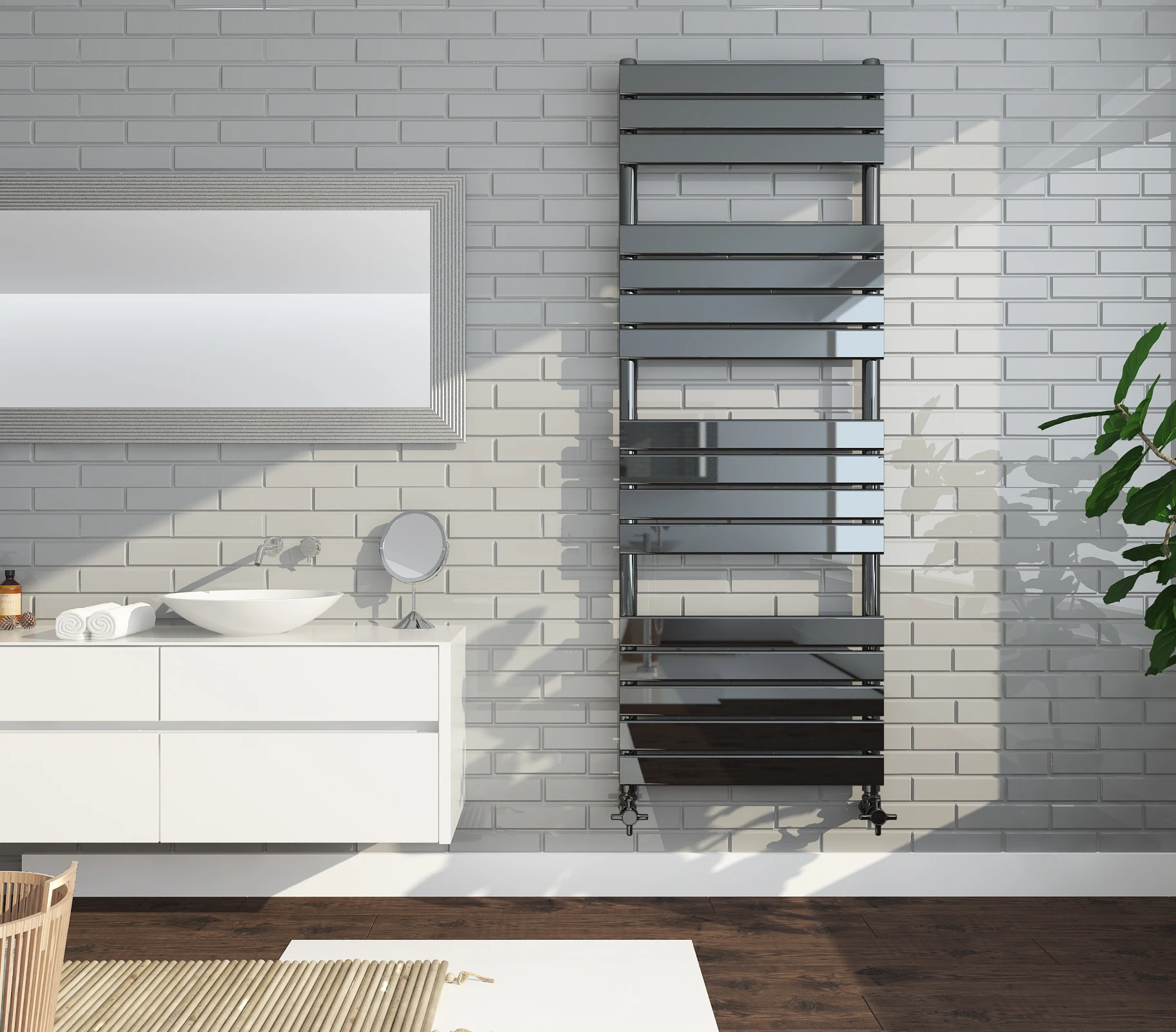 Hot Sale OEM Service SUN-D2 Stainless Steel Radiator Towel Warmer Radiator Towel Rack Heating Towel Rack Wall Mount Bracket