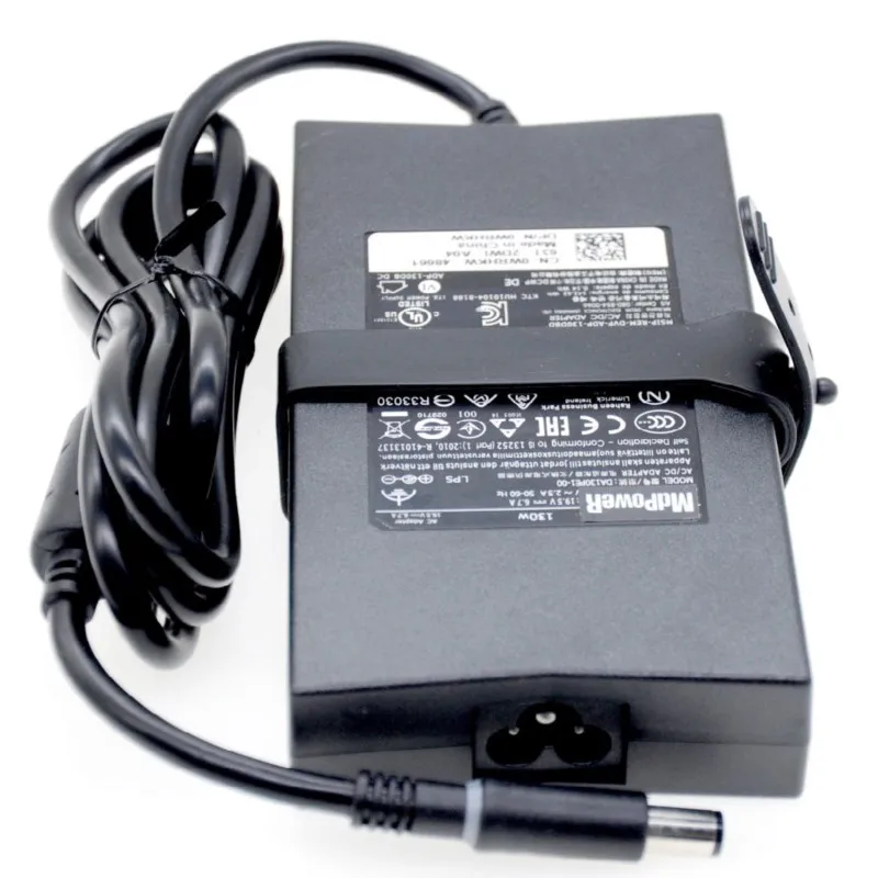 Genuine da130pe1-00 19.5V 6.7A 130W laptop ac Adapter Charger for Dell XPS 15 M1210 M1710 9530 GEN 2 9Y819 d232h  fa130pe1-0