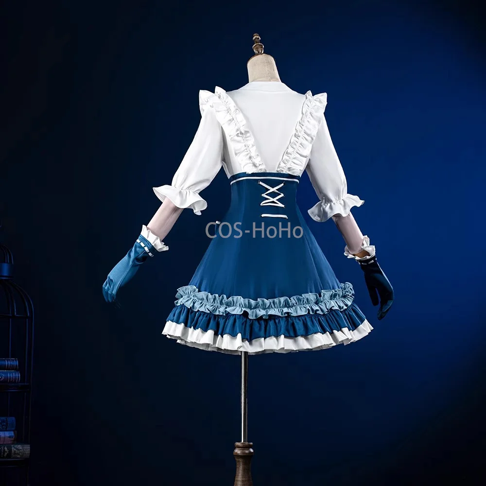 2026 Nuevo Disfraz de Cosplay de Uniforme Adorable para Mujer, Juego de Rol Anime Identity V, Vestido Lolita de la Jardinera Emma Woods (Nueva Piel)