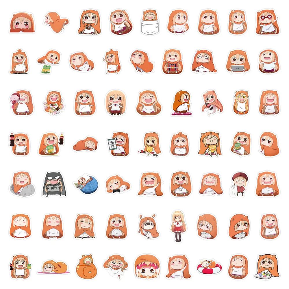 10/30/60 قطعة لطيف دوما أومارو ملصقات أنيمي ميمي ملصق سجل القصاصات الأمتعة المحمول الغيتار سيارة دراجة سكيت الشارات لعبة قطون